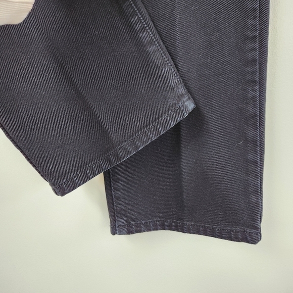 Vintage Calvin Klein High Rise Black Bootleg Jeans Size 13JR - Picture 4 of 10